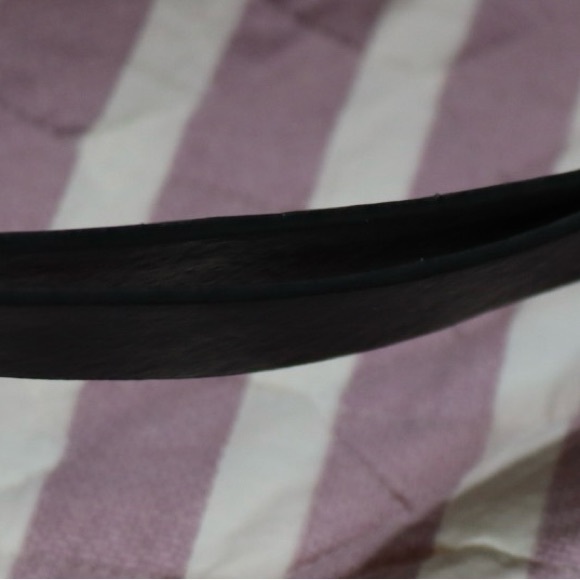 CJ Banks black adjustable belt with silver tone hardware, size 20/22 - Picture 6 of 6